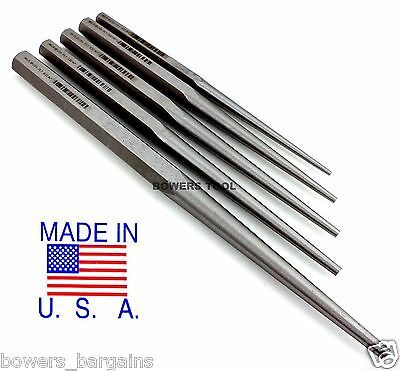 Wilde Tool 5pc Extra Long Taper Line Up Drift Punch Set Professional Made In Usa